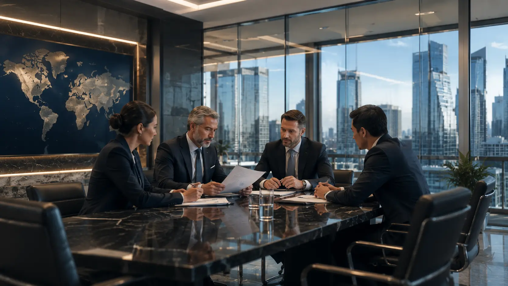 Chiron Projects B.V. financial consulting team providing global financial solutions