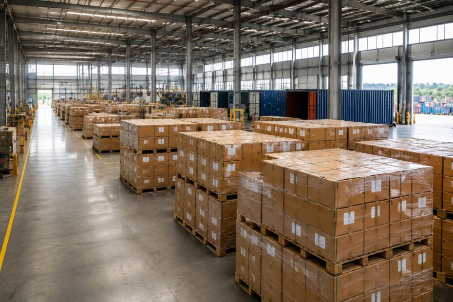 Business executive managing large export orders with working capital and trade finance solutions