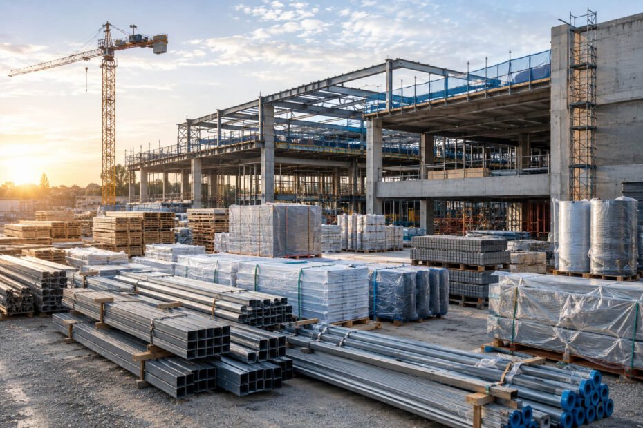 Construction materials delivered