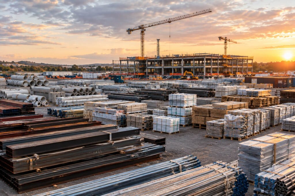 Construction materials delivered before project payment