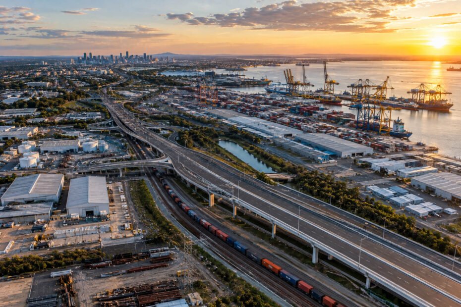 Infrastructure project connecting commercial and logistics facilities