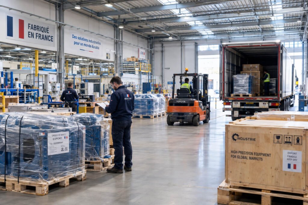 Chiron Projects Marchandises industrielles préparées pour une expédition internationale