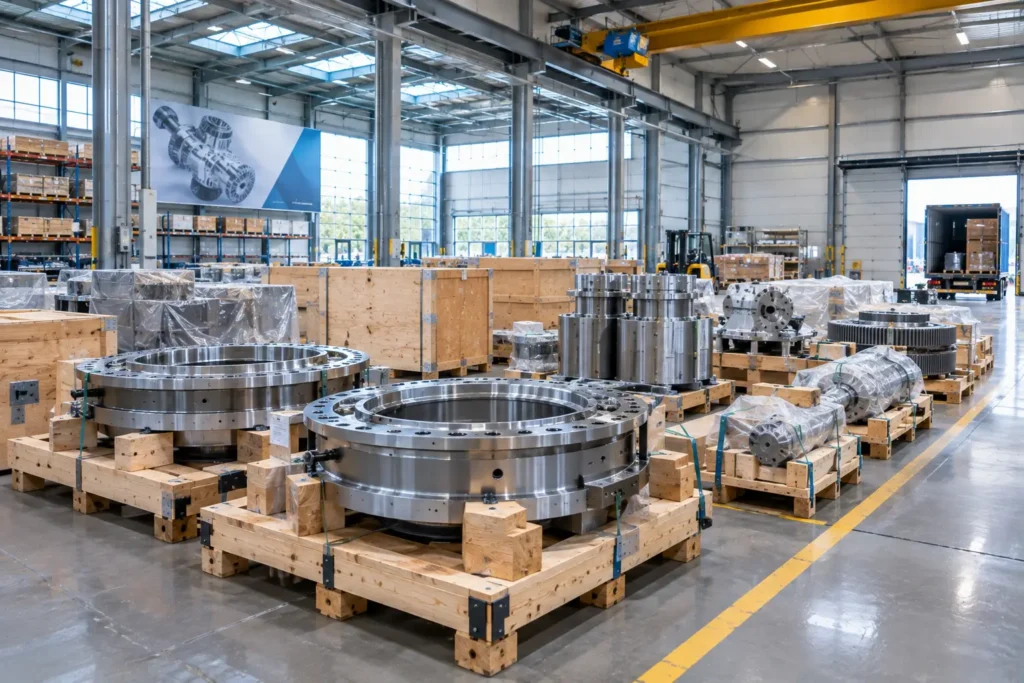 Industriekomponenten für internationale Lieferung